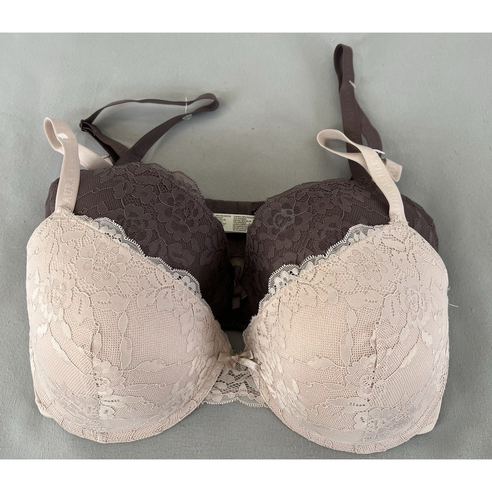 Two Laura Ashley Size 38 DD Pink/Brown  Brass‎ Style:3700-171 NWOT